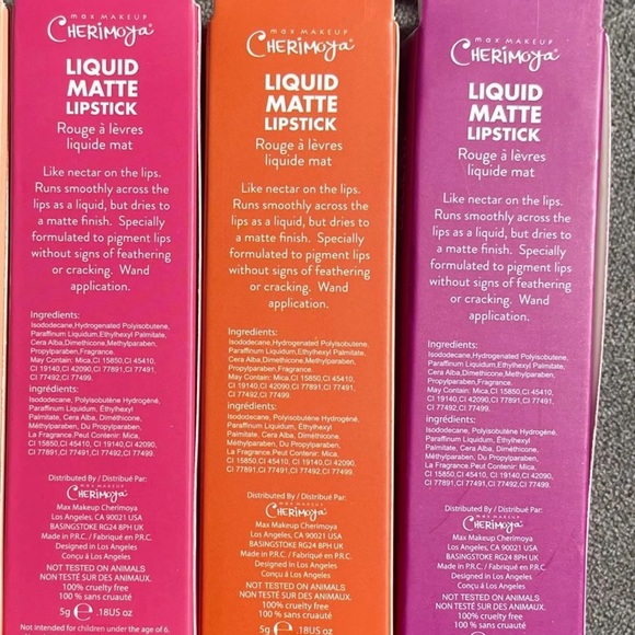 ❌SOLD❌🥰🥰Max Makeup Cherimoya Liquid Lipstick Matte🥰🥰 - Picture 6 of 6